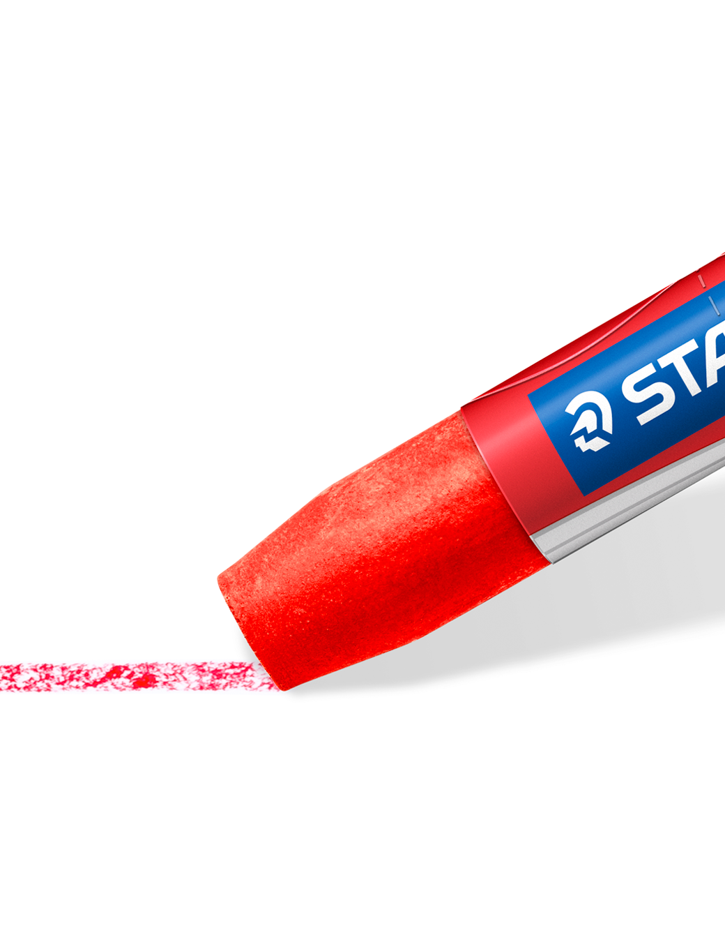 STAEDTLER® 223, watercolor crayons, close up red crayon